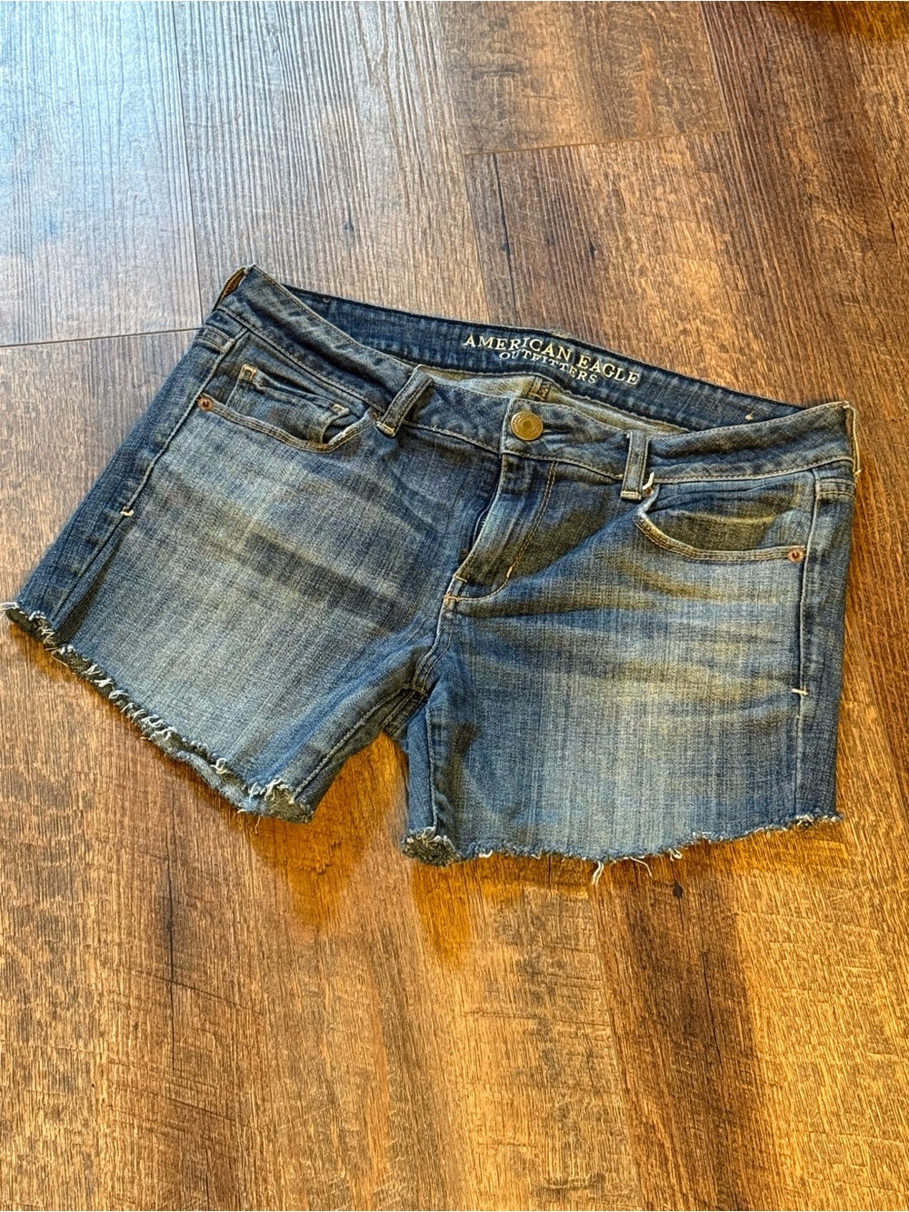 American Eagle Outfitters Blue Denim Jean Shorts